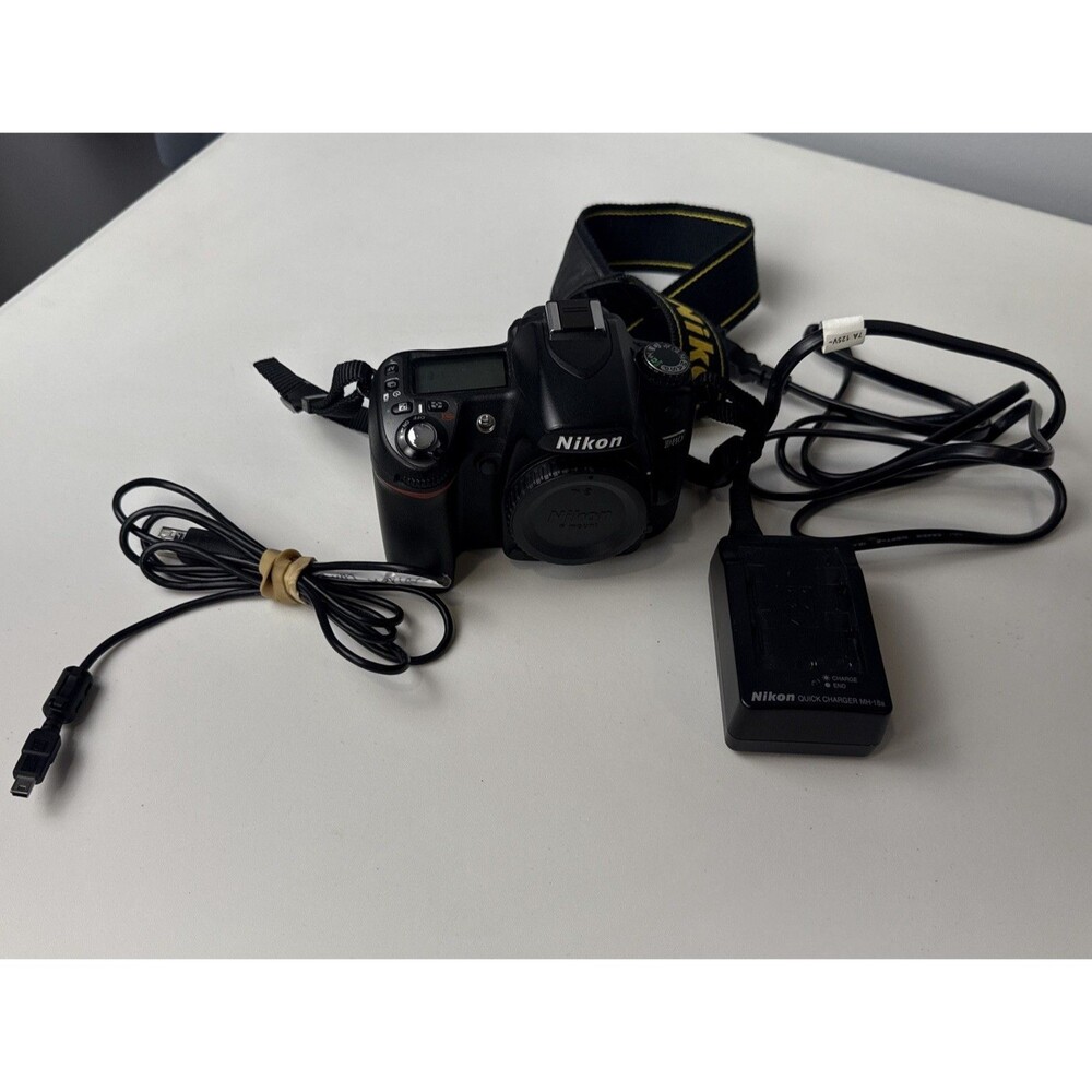 Nikon D80 Digital Camera Body, Battery, Charger, Data Cable, Error Sold As Parts
